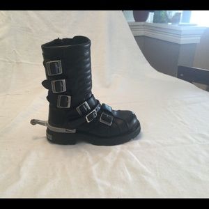 Harley Davidson BOOTS sz 7 w/ REMOVABLE SPURS Functioning Buckles